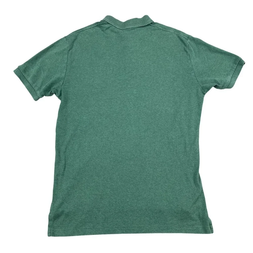 Polo Ralph Lauren‎ Mens Green 100% Cotton Polo Shirt Sz Medium